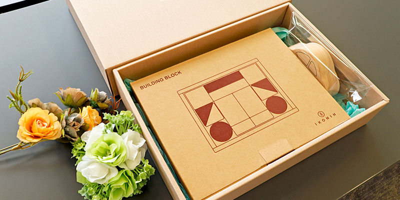 タクシーと積み木のまちギフトセット