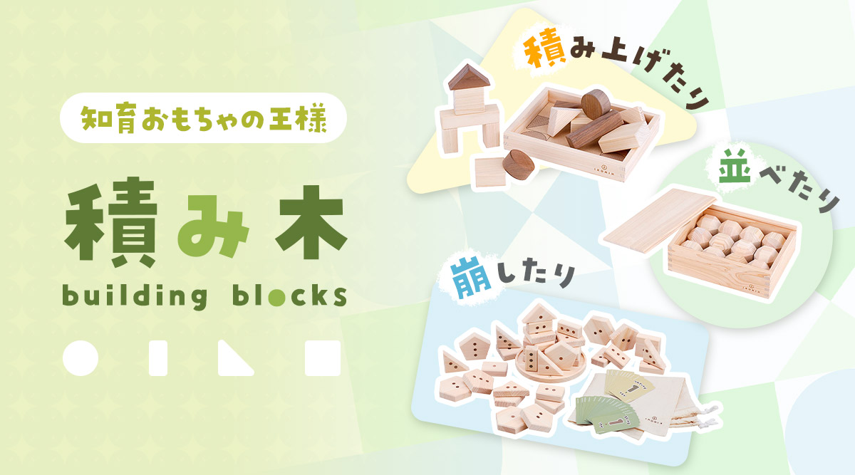 積み木 | 積み上げても遊べる 木のおもちゃ一覧