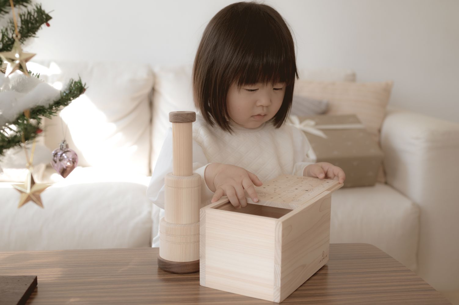 天体望遠鏡セット 木のおもちゃ