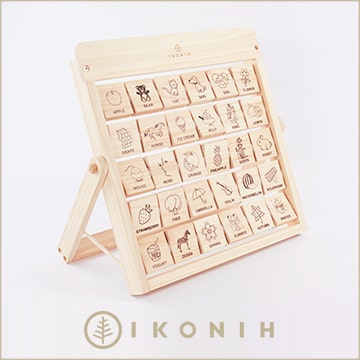 アイコニー アルファベット Ikonih Alphabet ヒノキのおもちゃikonih アイコニー アイコニーストア東京